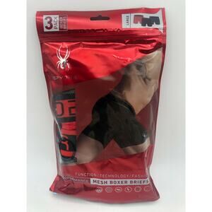 Spyder Performance Mesh Men's Boxer Briefs 3 Pack Size XL